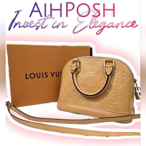 Louis Vuitton Alma BB in Yellow Vernis (DC:FL3105) (Comes with Dustbag - NO BOX) - Picture 7 of 10